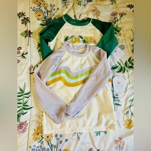 Little co. Unisex rashgaurd set 3t